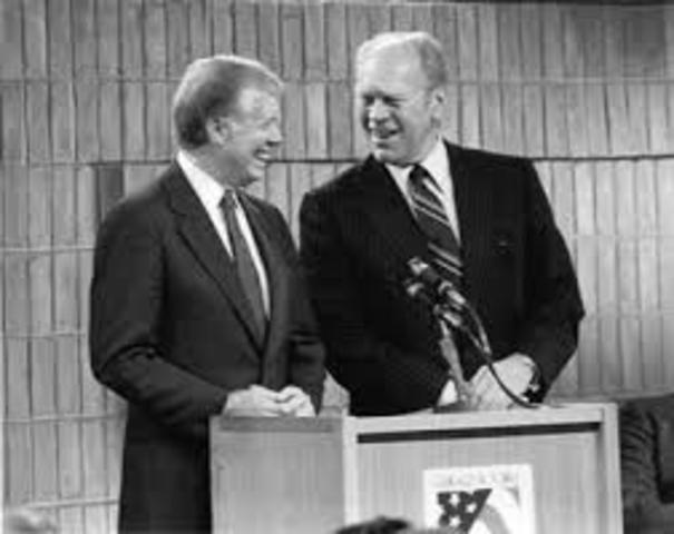 Gerard Ford y Jimmy Carter