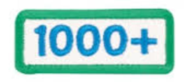 Sold over 1000 boxes of cookies