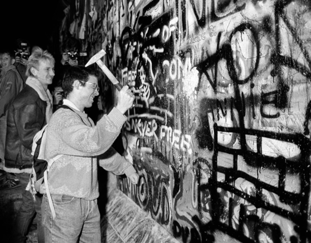 The Berlin Wall is torn down germany is unified.