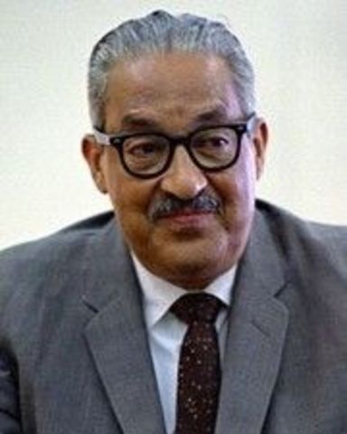 Sep 4th - Supreme Court Justice Thurgood Marshall (21) weds Vivien Burey at First African Baptist Church in Philadelphia, Pennsylvania