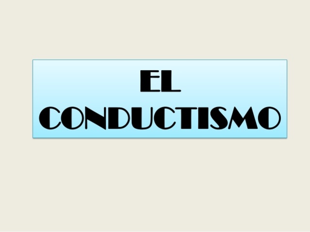 CONDUCTISMO