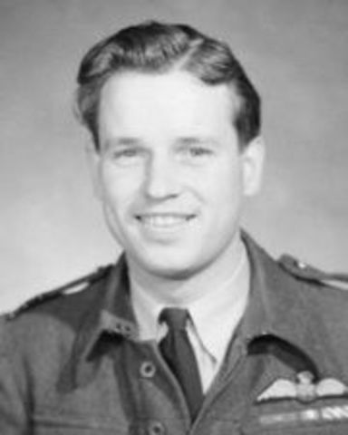 Nov 23rd - RAF pilot Guy Gibson (22) weds show dancer and actress Eve Moore in Penarth’s Anglican Church