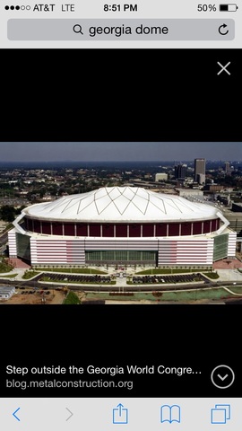 Atlanta Falcons begin to play in Georgia Dome