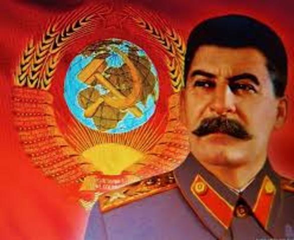 Joseph stalin takes over as leader of Soviet Union