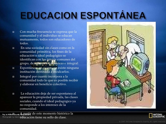 Educación Espontanea