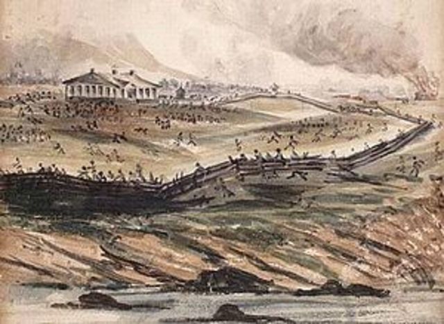 British troops defeat Patriote fighters at Saint Charles.