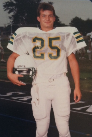 Chris's Football In Highschool