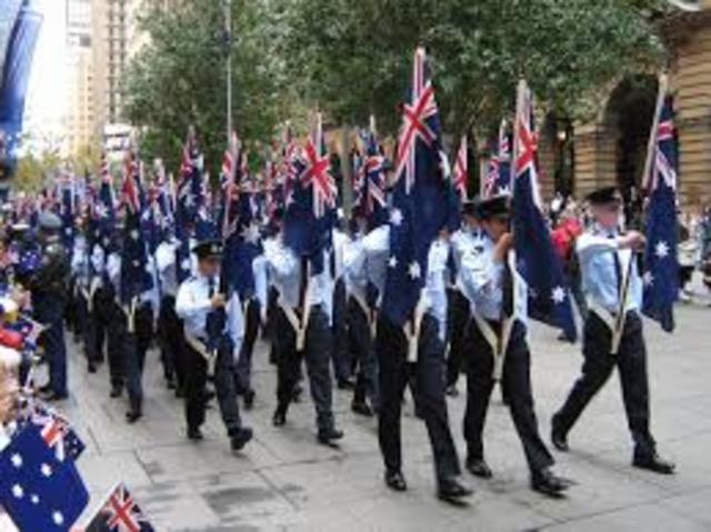 Post-War ANZAC Day