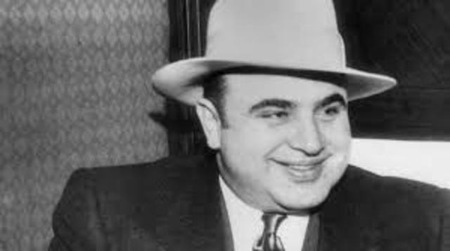 Al Capone sent to prision.