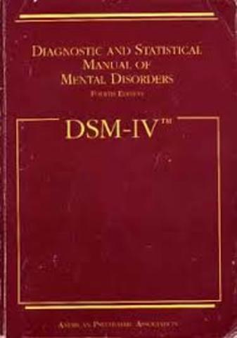 Manual Estadístico de Trastornos Mentales.