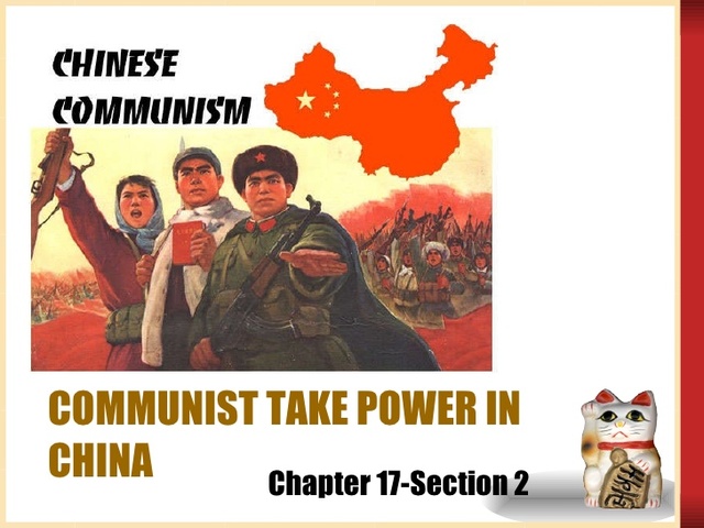 Communist control of China in 1949