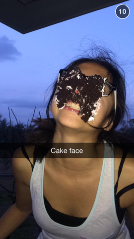 My 14th birthday party.