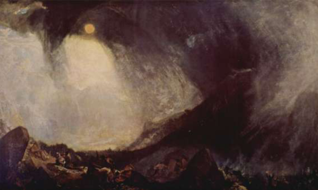 Anibal cruzando los Alpes