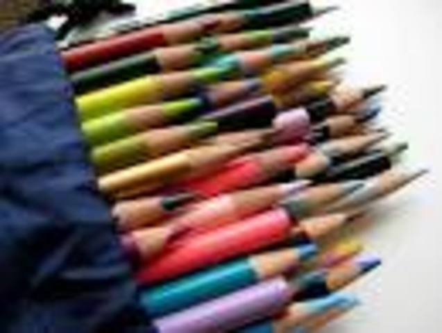 The First Colored Pencils