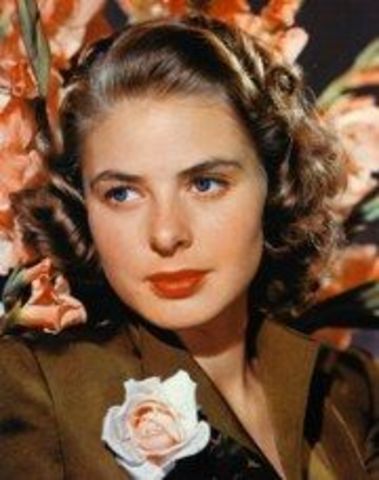 Mar 1st - Actress Ingrid Bergman (34) divorces dentist Petter Aron Lindström after 12 years of marriage