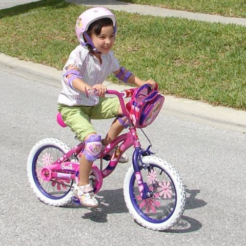 FIRST TIME RIDING A BIKE