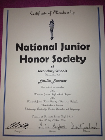 National Junior Honor Society