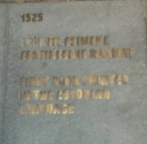 Trükiti esimene eestikeelne raamat