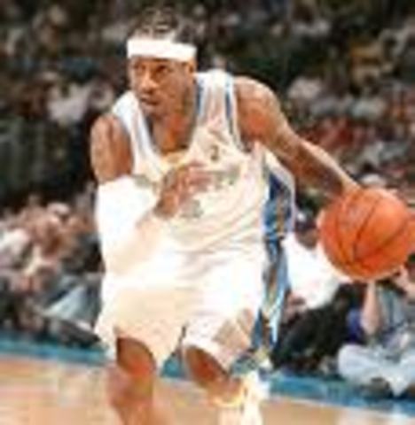 a year after being traded, iverson wins his second scoring title and named leauge MVP after averaging 31.1 points.