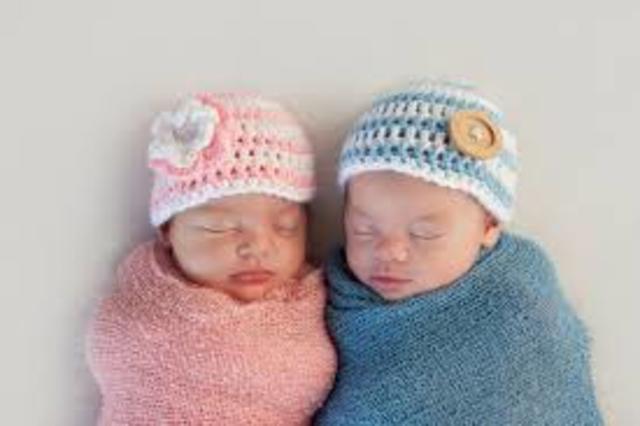 My 2 baby twins are born Lewis and Jesica