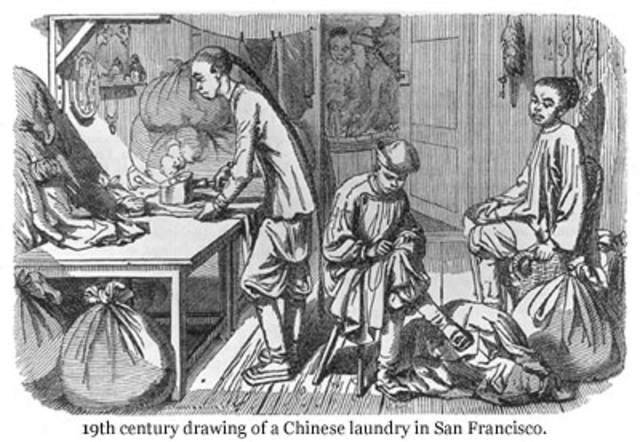 Factories act limited the hours that laundries employing more than two people could be open. This affected Chinese laundries employed more than two workers.