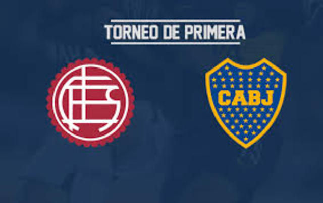Lanus vs Boca.(campeonato primera A )