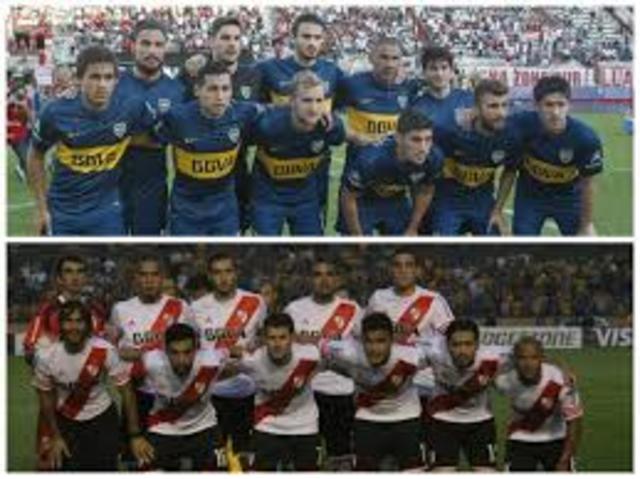 Boca vs River.(campeonato primera A )