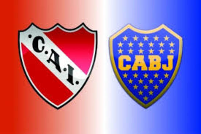 Independiente vs Boca. (campeonato primera A )