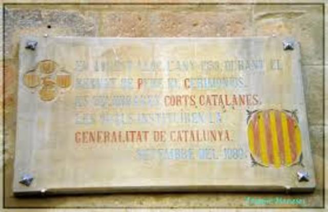 Formació de la Generalitat