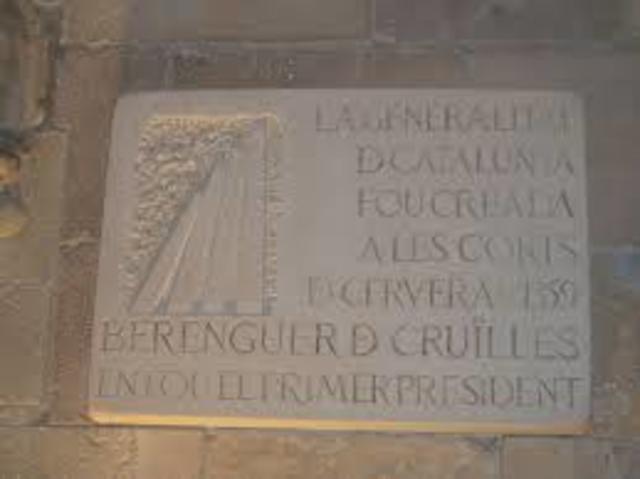 Formació de la Generalitat