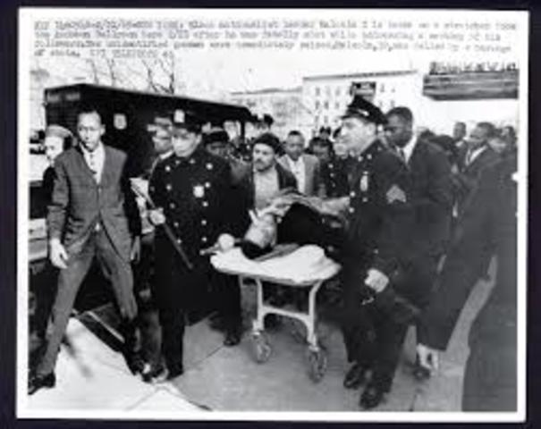 Malcolm X Shot Dead