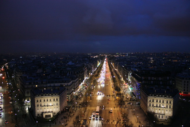 The worlds fair takes place on the Champs Elysees