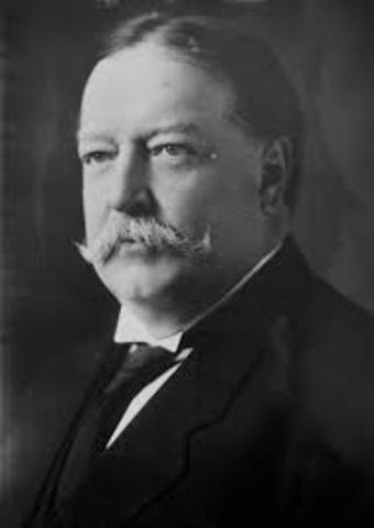 william howard taft resigns