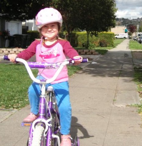 learned to ride a bike