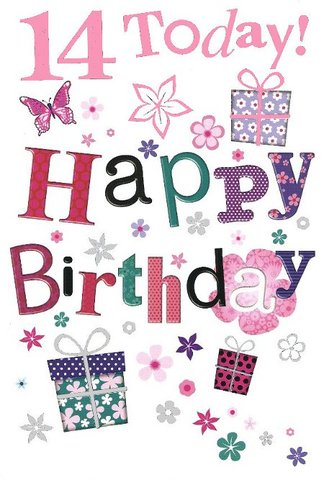 this was my 14 birthday