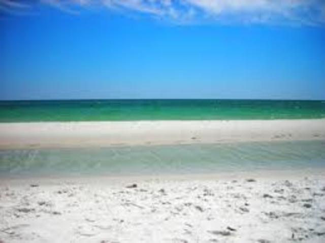 Went to the beach for the first time