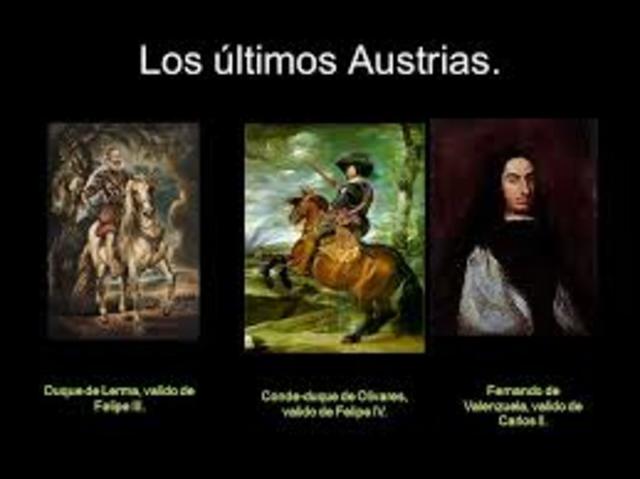 Felipe III, Felipe IV y Carlos II