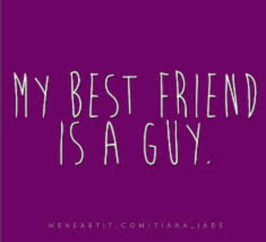 I found my guy best friend.