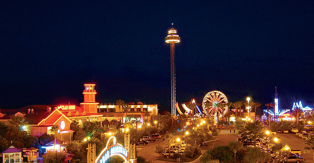 First to kemah board walk.