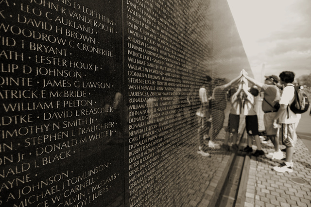 Vietnam War Memorial Opened in Washington D.C.