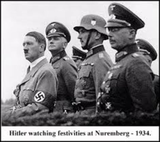 Adolf Hitler becomes fuhrer