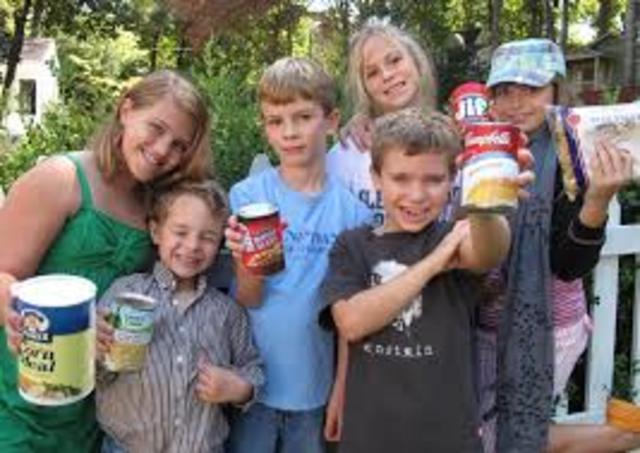 Provide food for kids