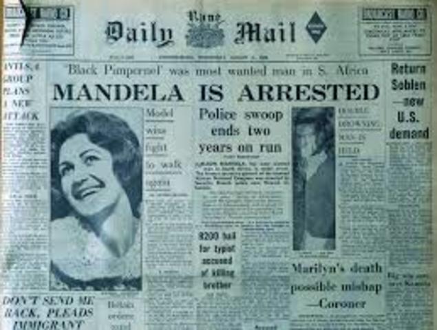 Mandela arrested