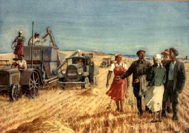 Inicio de la colectivización campesina.