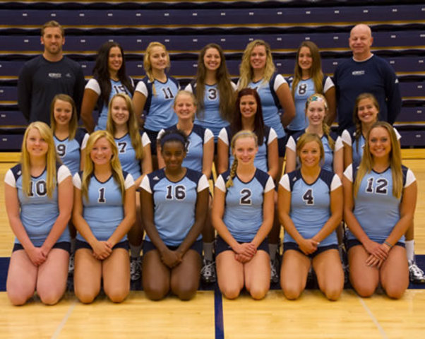 The Ferndale volleyball team