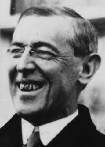 Woodrow Wilson Suffers a Stroke