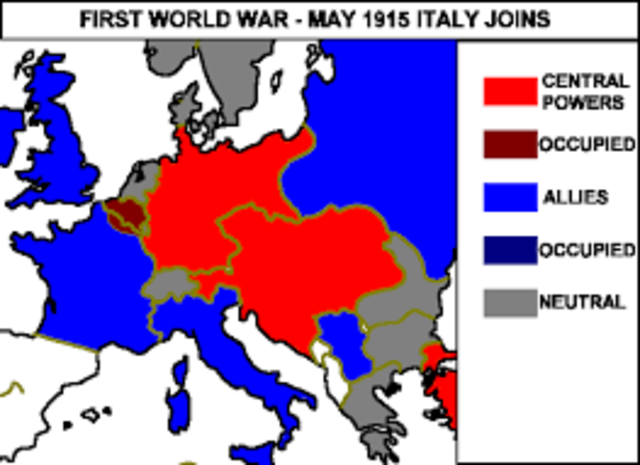 Italy joins War
