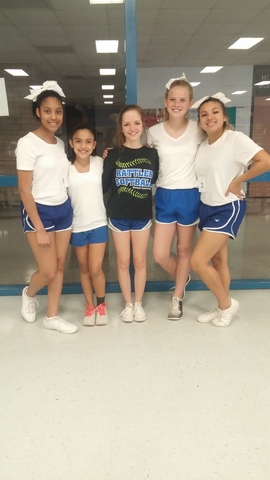 during NHS cheer tryouts