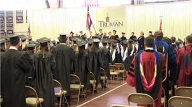 Graduated from Truman State with Master's Degree