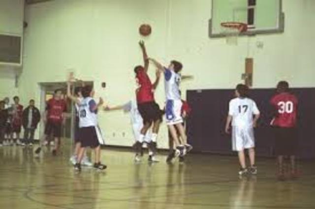 first basketball game